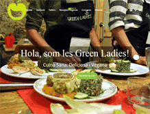 Tablet Screenshot of greenladiesbcn.com